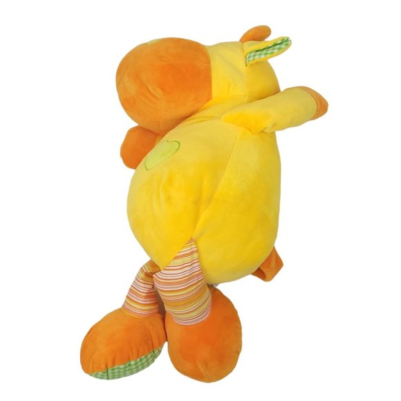 Beverly Hills Teddy Bear Company Cow Plush 24" Stuffed Animal Toy Yellow - Picture 6 of 11